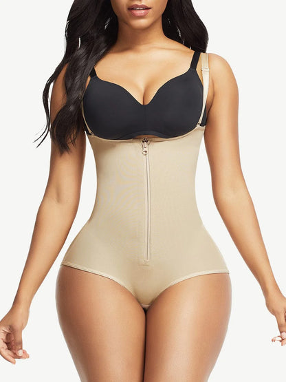 Zip n Sculpt Scoop Open Bust Brief Faja