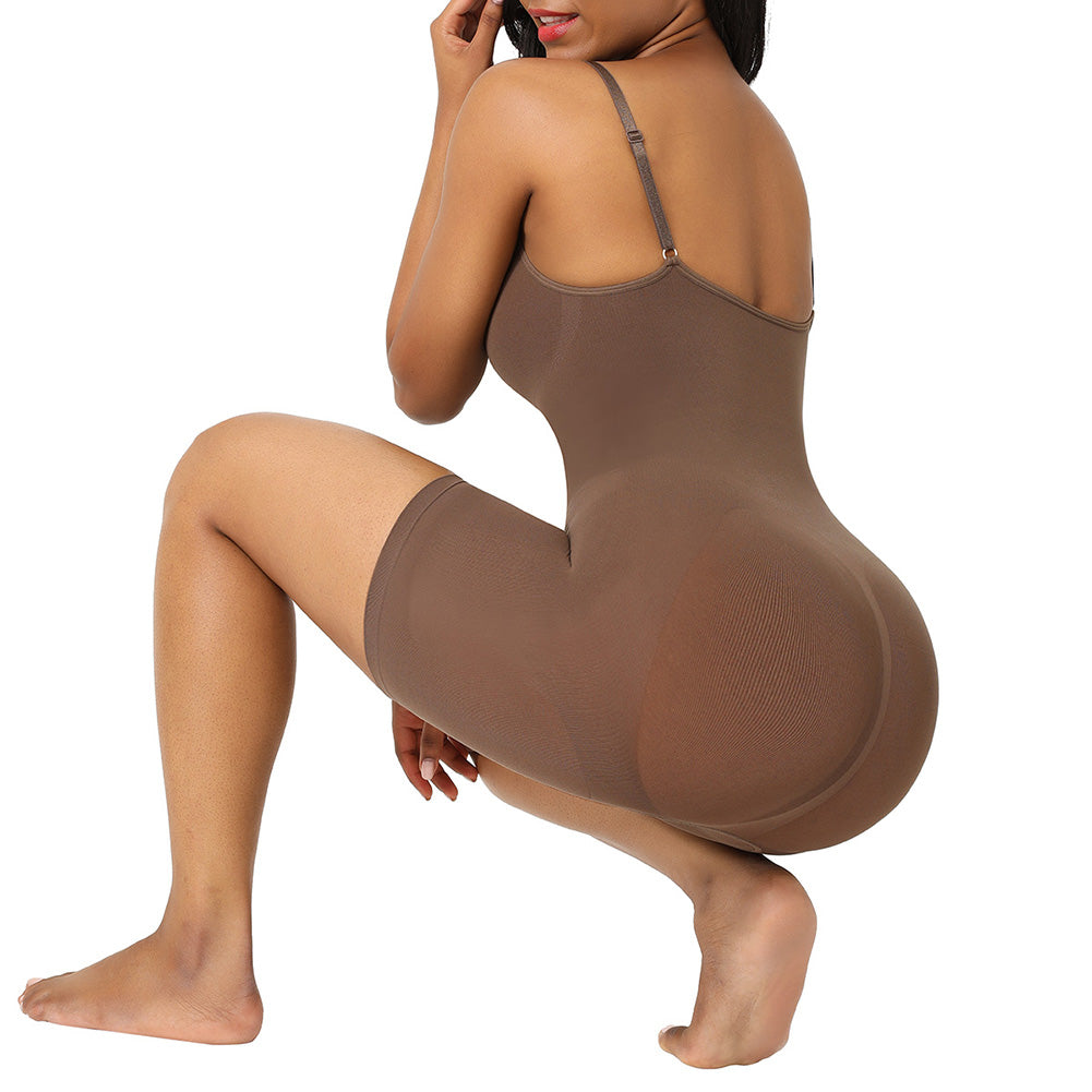 Seamless Shape Mid Thigh Bodysuit