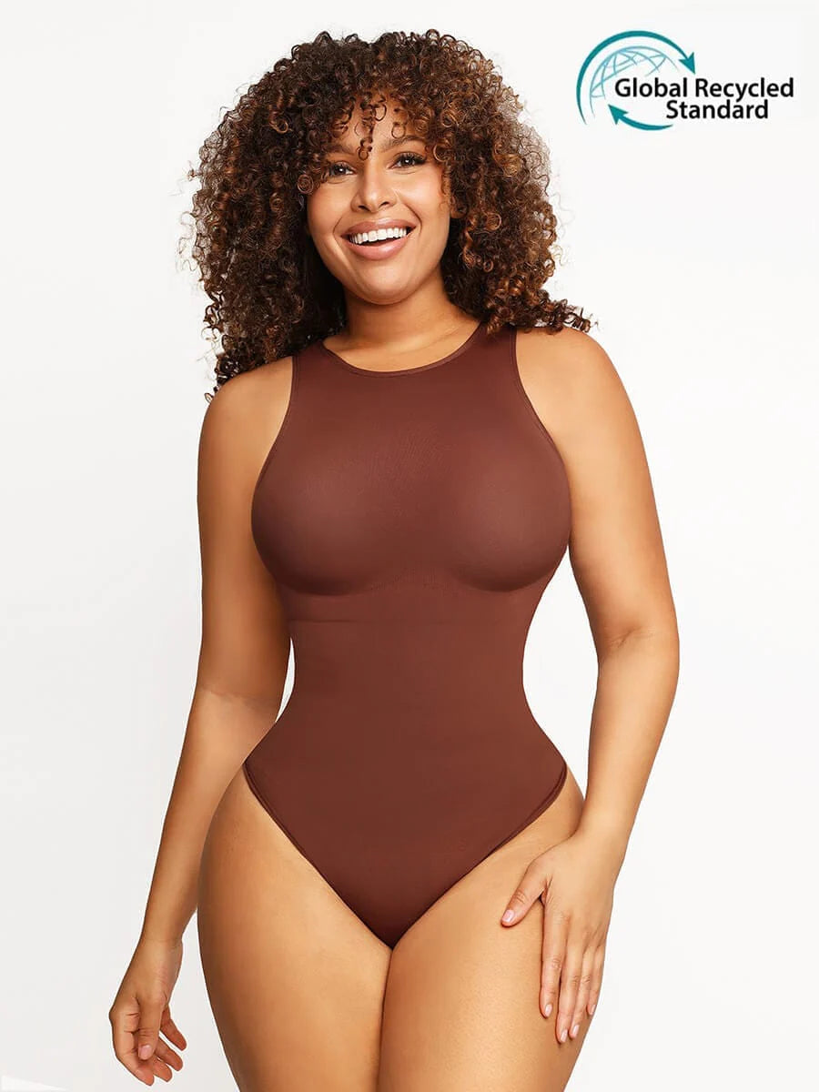 Seamless Shape Racer Thong Bodysuit