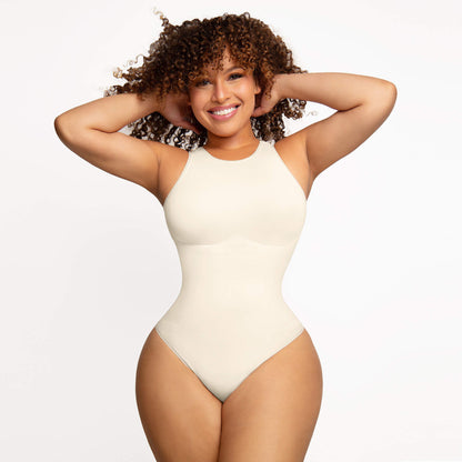 Seamless Shape Racer Thong Bodysuit