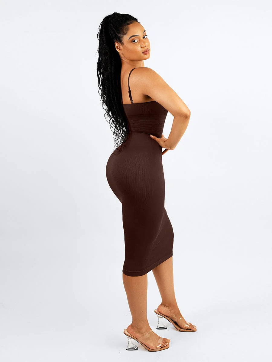 Soft Snatched Bodycon Midi Dress