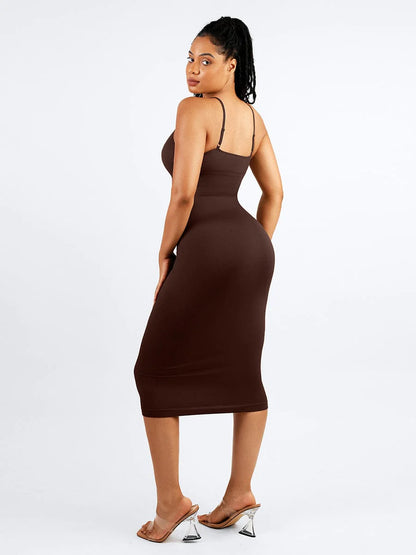 Soft Snatched Bodycon Midi Dress