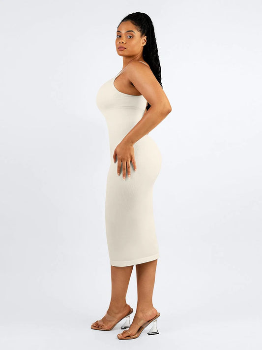 Soft Snatched Bodycon Midi Dress