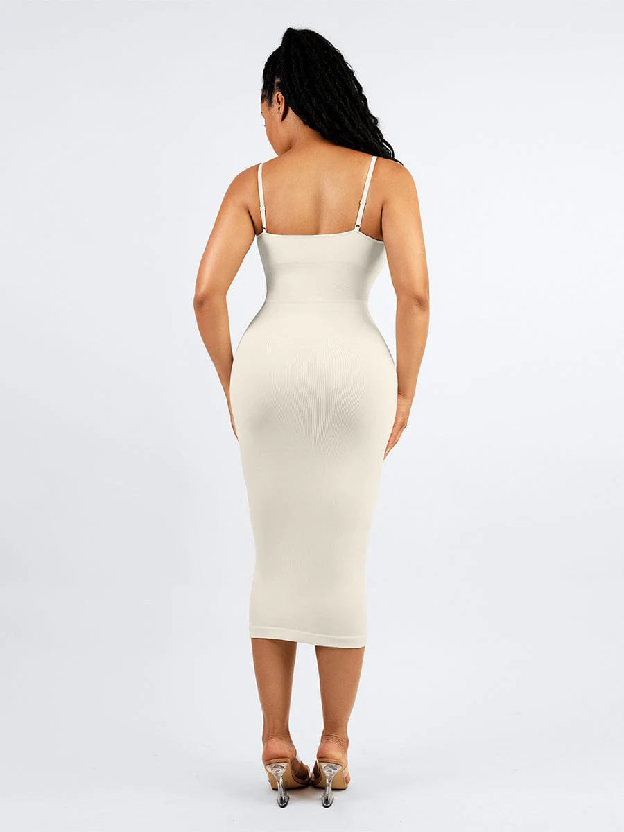 Soft Snatched Bodycon Midi Dress